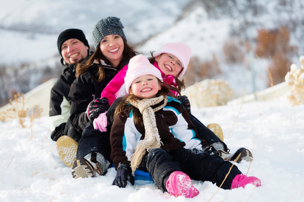 Family Sledding